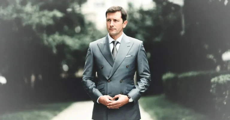 A Man in a Grey Suit