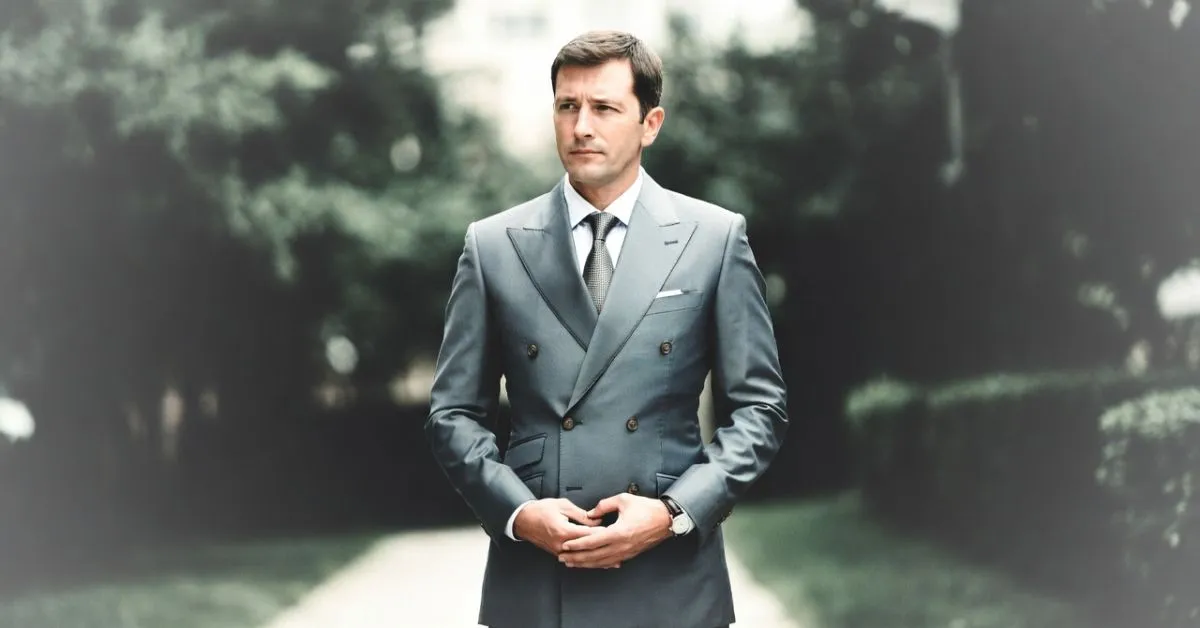A Man in a Grey Suit